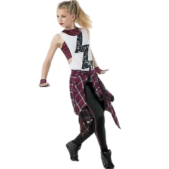 WEISSMAN Sequenced Lightning Bolt 4 piece hip hop costume Item# 0066 ⚡️ - Picture 1 of 13